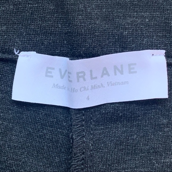 Everlane Pants gray ponte crop side zip size 4 - Picture 14 of 15
